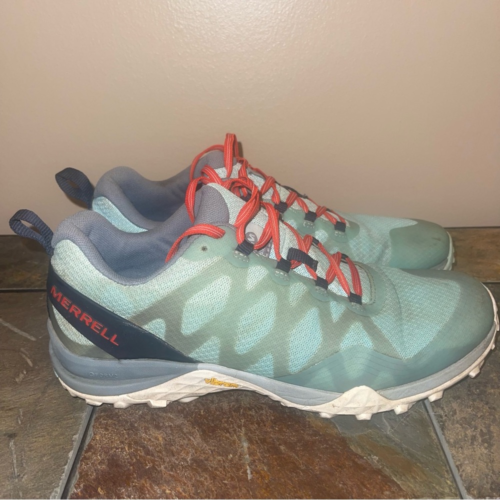 Merrell Teal and Coral Outdoor Sneakers